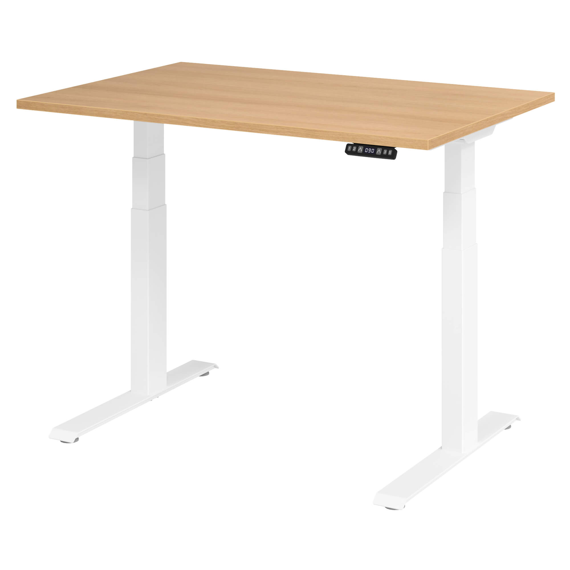 Elektrisch höhenverstellbarer Schreibtisch LIFT.UP Basic 2 - 120x80 cm mit Memory-Funktion