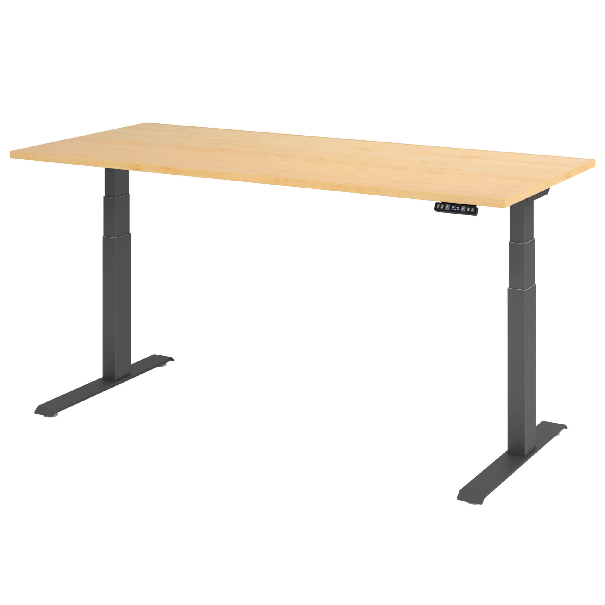 Elektrisch höhenverstellbarer Schreibtisch LIFT.UP Basic 2 - 180x80 cm mit Speicherfunktion