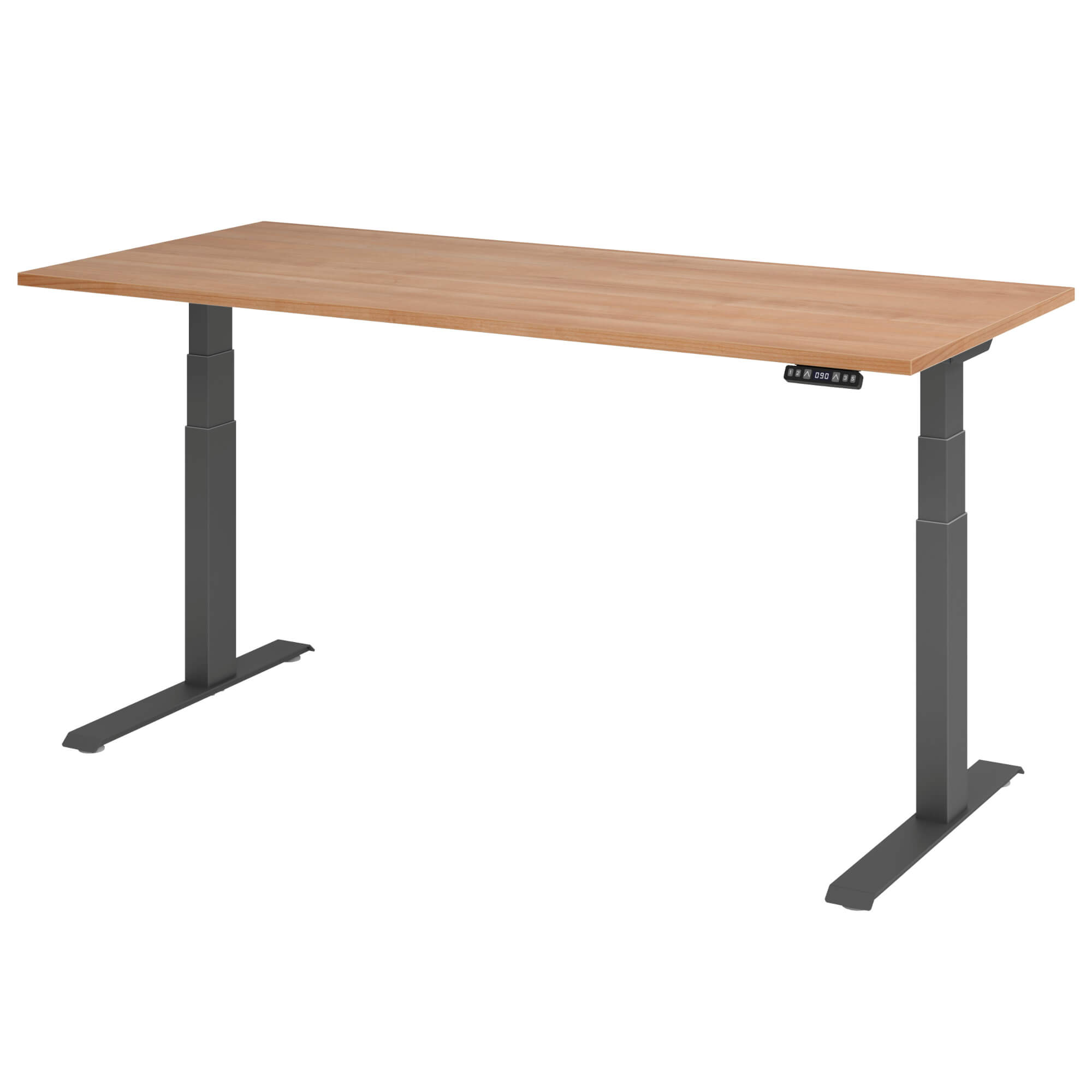 Elektrisch höhenverstellbarer Schreibtisch LIFT.UP Basic 2 - 180x80 cm mit Speicherfunktion