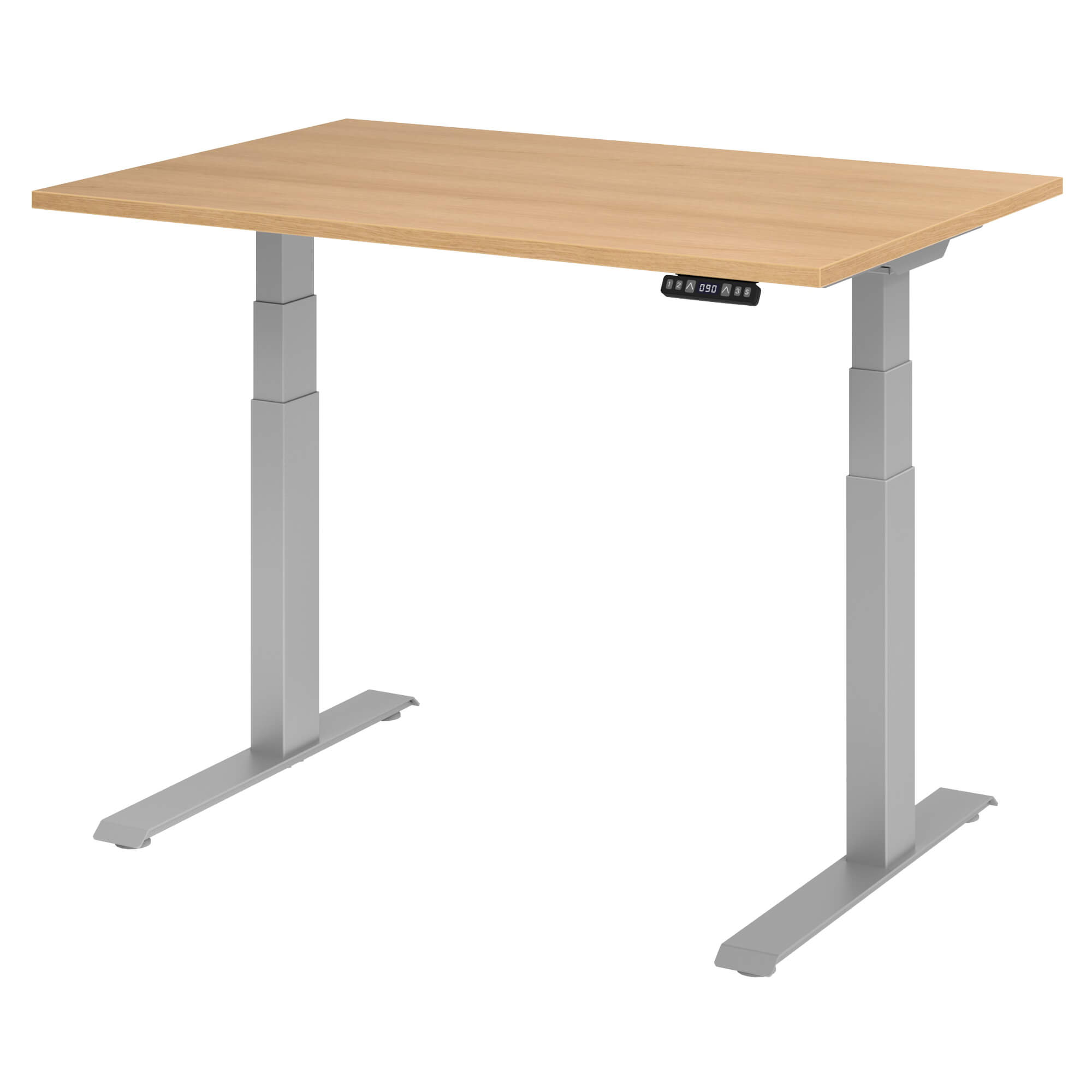Elektrisch höhenverstellbarer Schreibtisch LIFT.UP Basic 2 - 120x80 cm mit Memory-Funktion