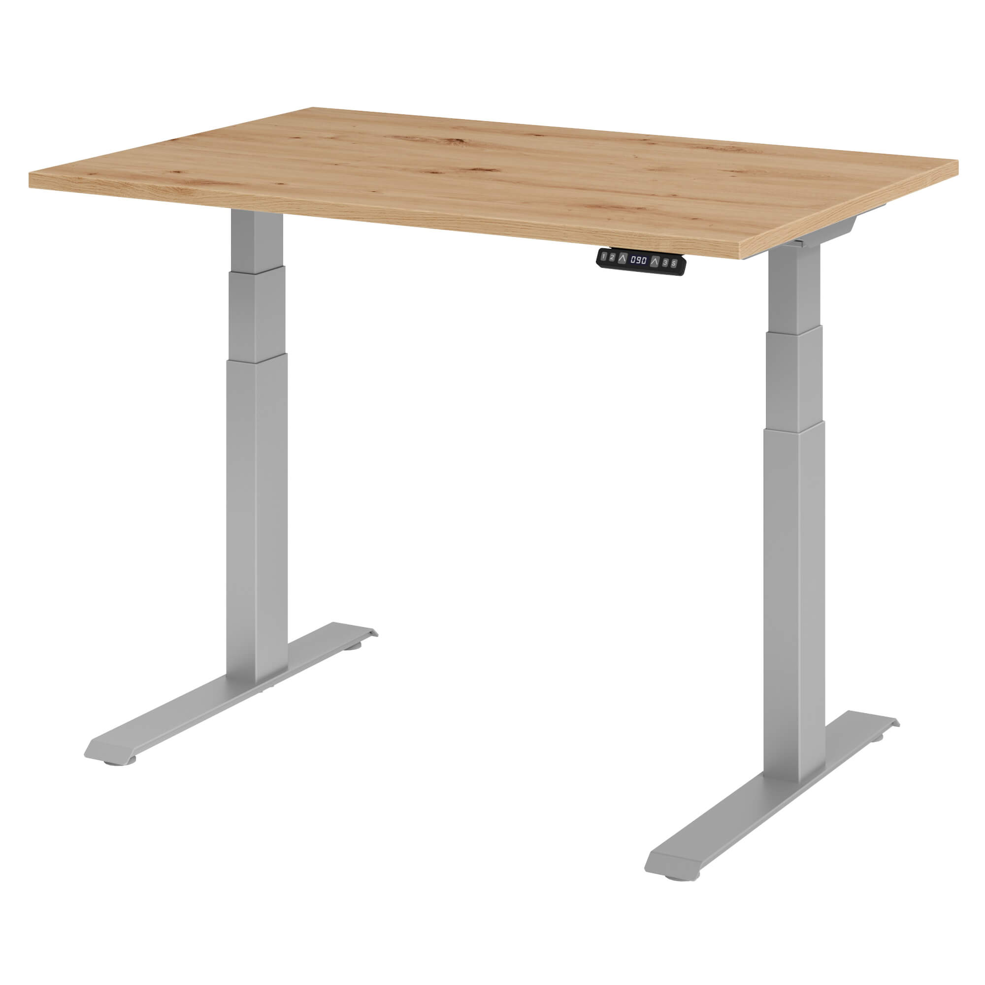 Elektrisch höhenverstellbarer Schreibtisch LIFT.UP Basic 2 - 120x80 cm mit Memory-Funktion