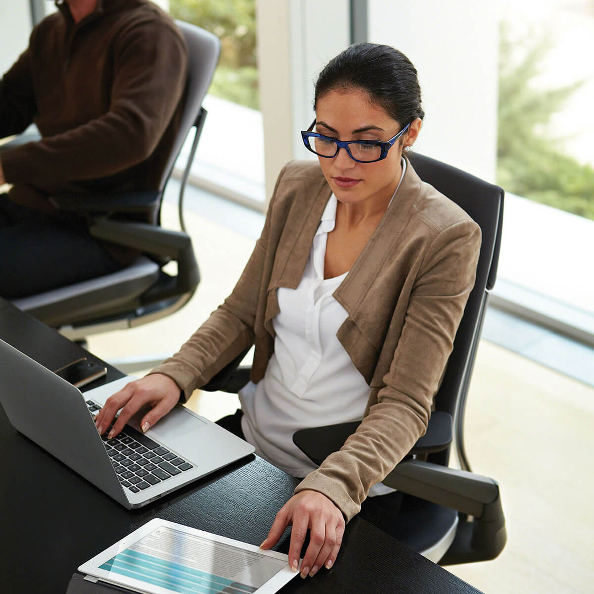 Steelcase GESTURE Bürodrehstuhl mit Stofftop
