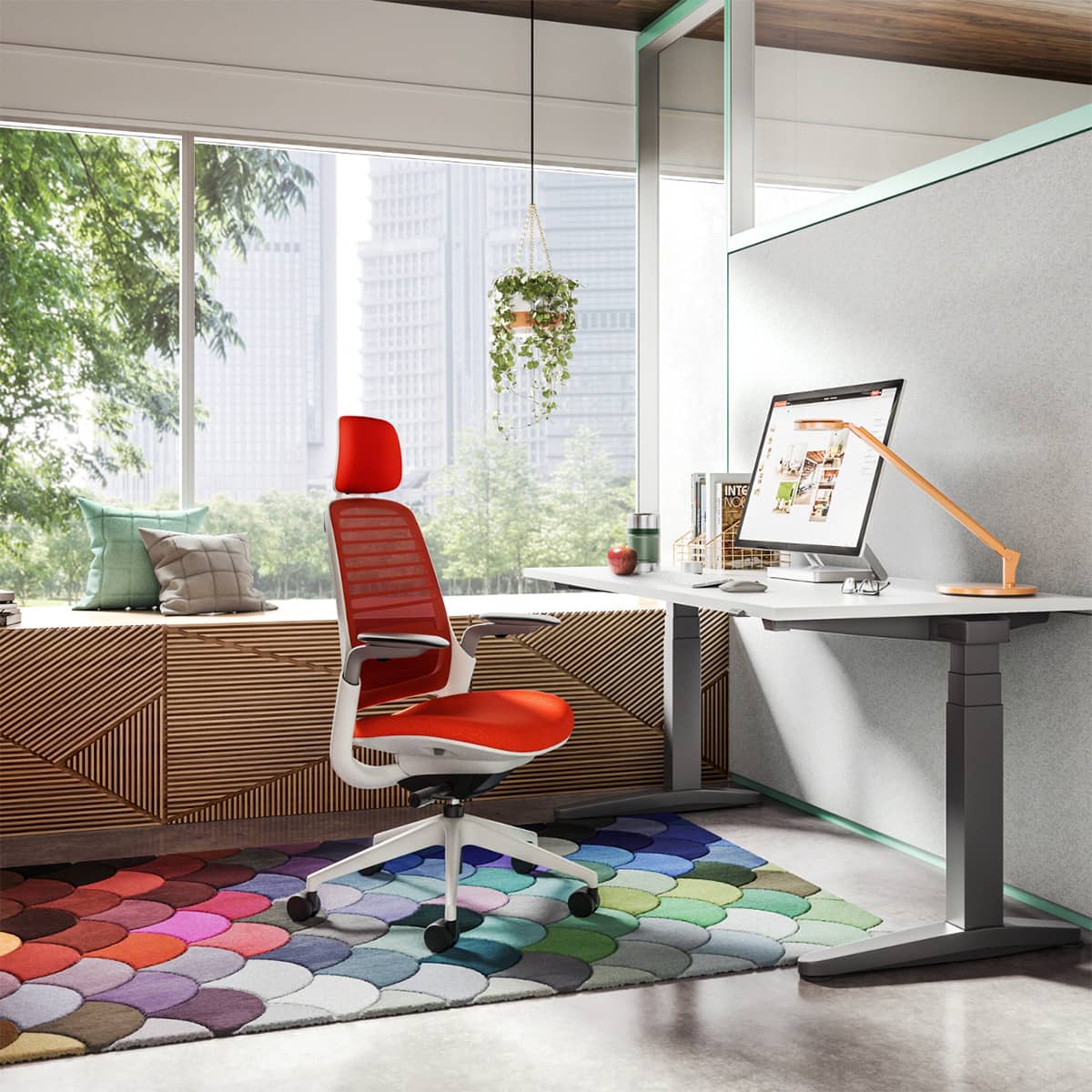 Steelcase SERIES 1 Bürodrehstuhl, gewichtsaktivierte Mechanik