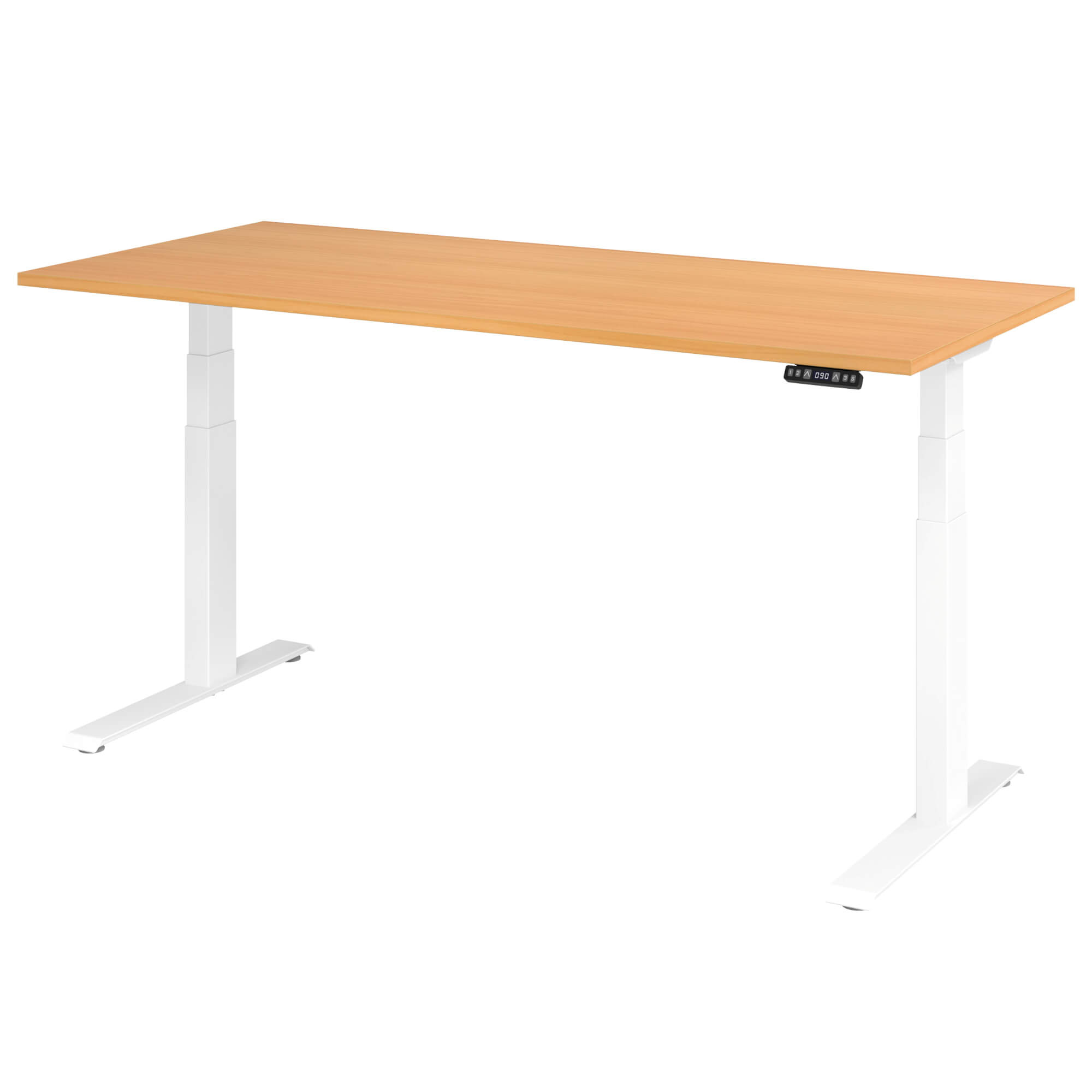 Elektrisch höhenverstellbarer Schreibtisch LIFT.UP Basic 2 - 180x80 cm mit Speicherfunktion