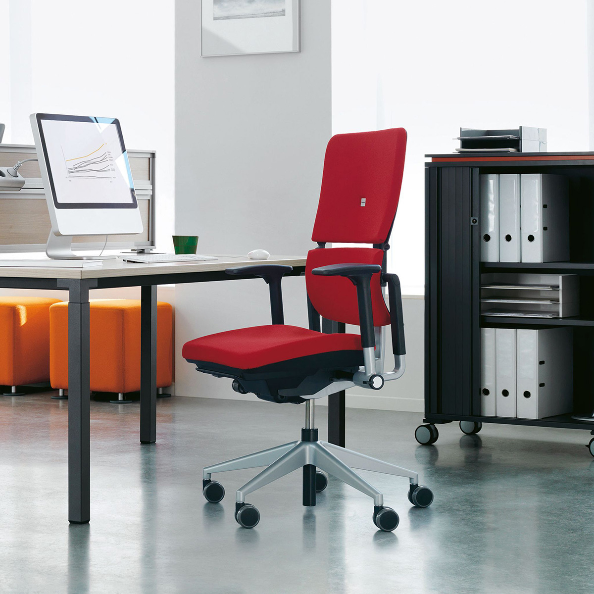 Steelcase PLEASE Bürostuhl mit Armlehnen Aktionsmodell
