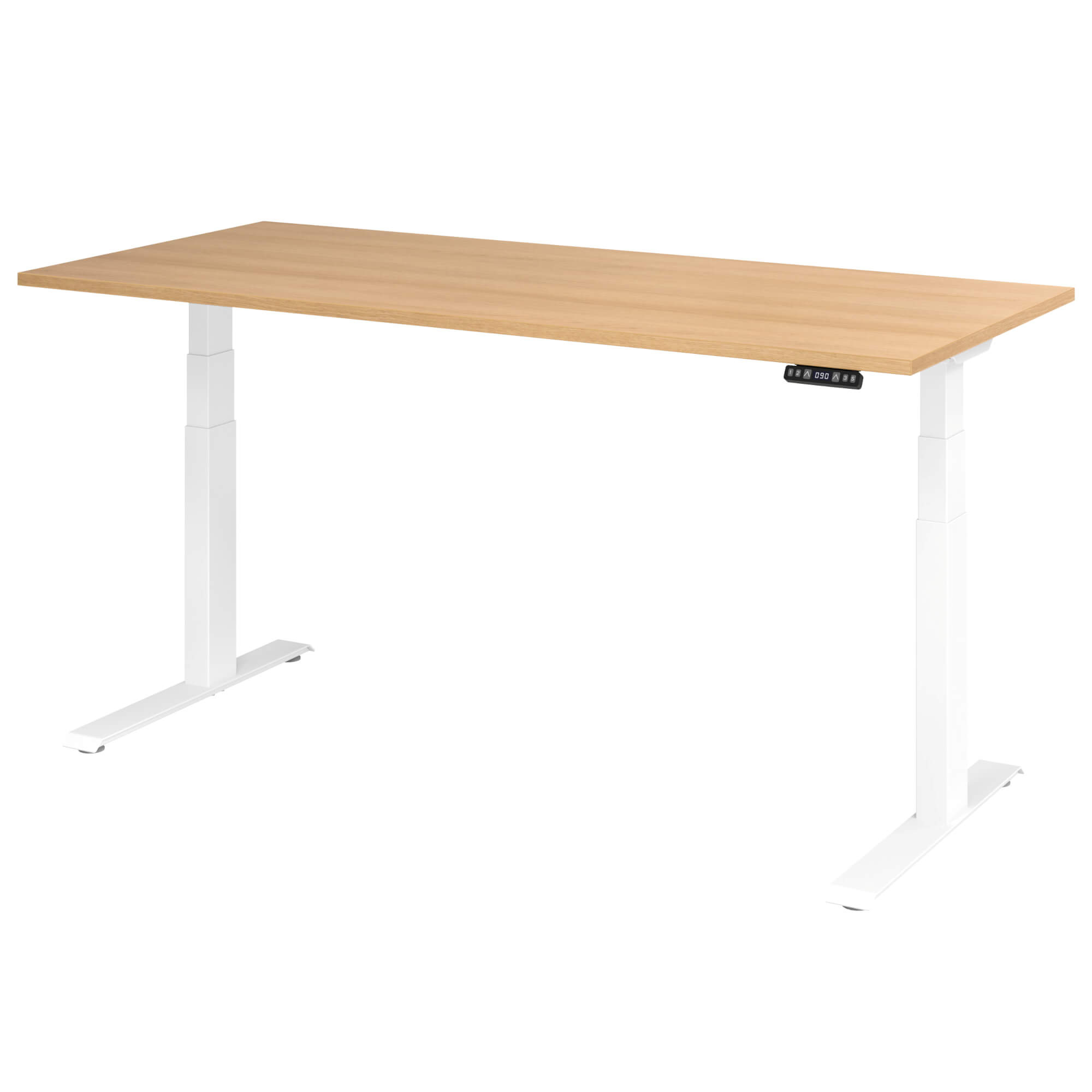 Elektrisch höhenverstellbarer Schreibtisch LIFT.UP Basic 2 - 180x80 cm mit Speicherfunktion