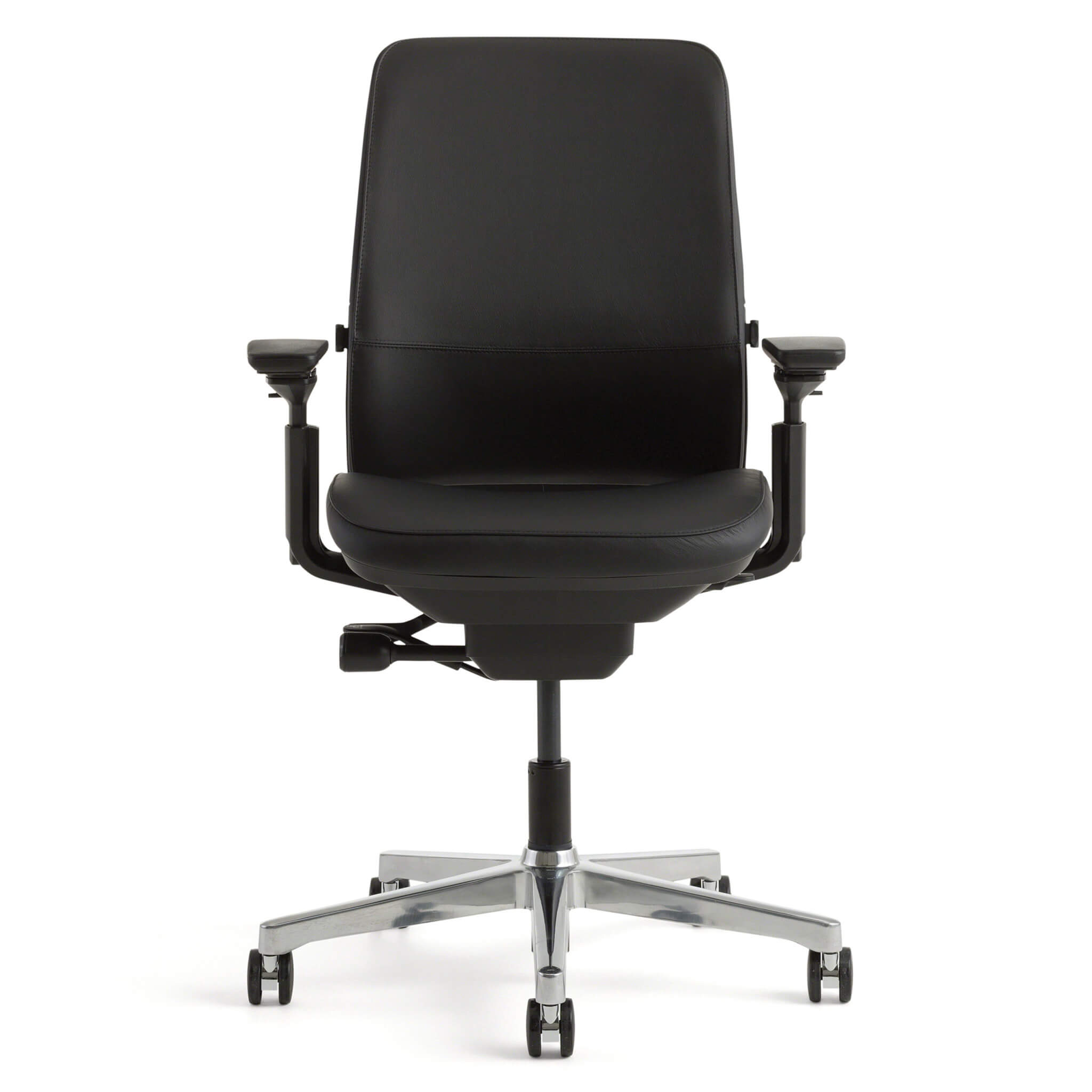 Steelcase AMIA Bürostuhl Executive Edition mit Premium-Leder und 4D-Armlehnen
