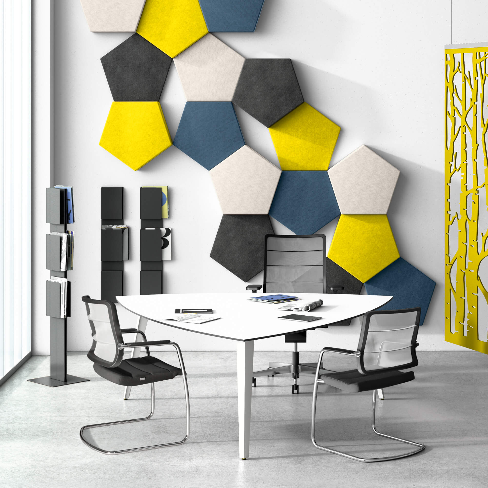 Interstuhl AirPad 5C30 Besucherstuhl mit stapelbarem Freischwingergestell