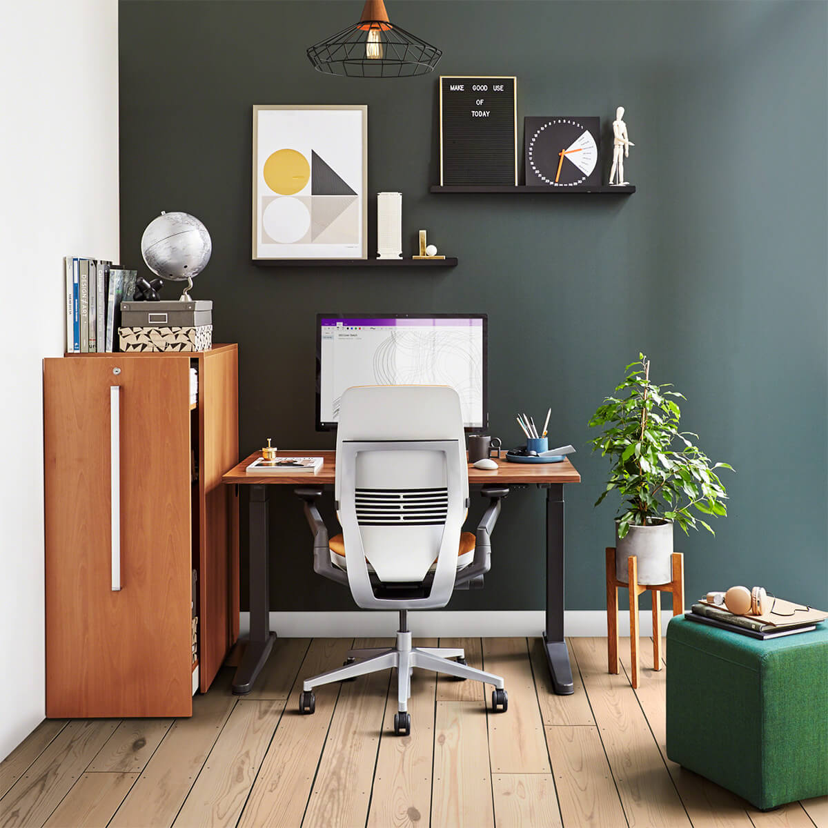 Steelcase GESTURE Bürodrehstuhl mit Stofftop