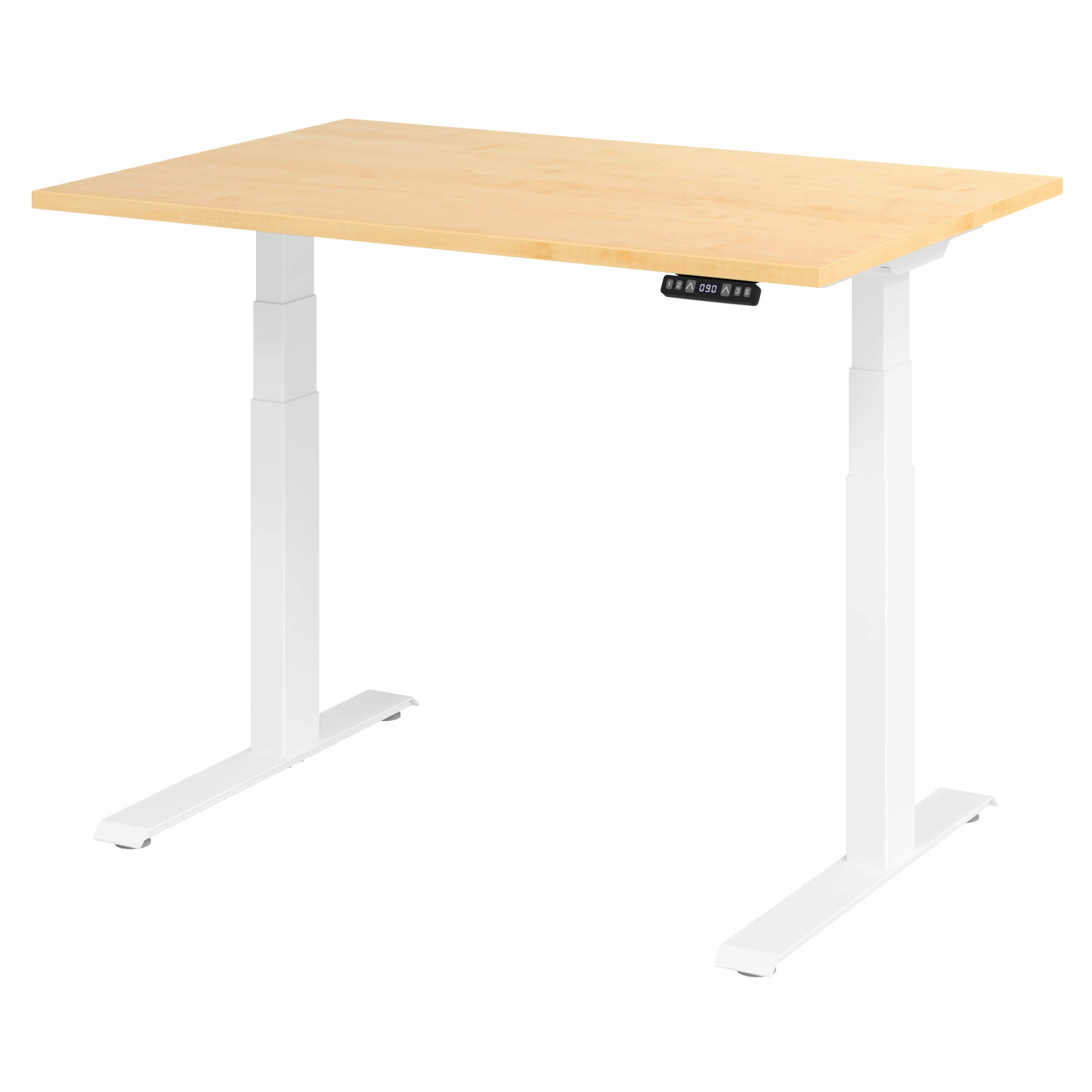 Elektrisch höhenverstellbarer Schreibtisch LIFT.UP Basic 2 - 120x80 cm mit Memory-Funktion