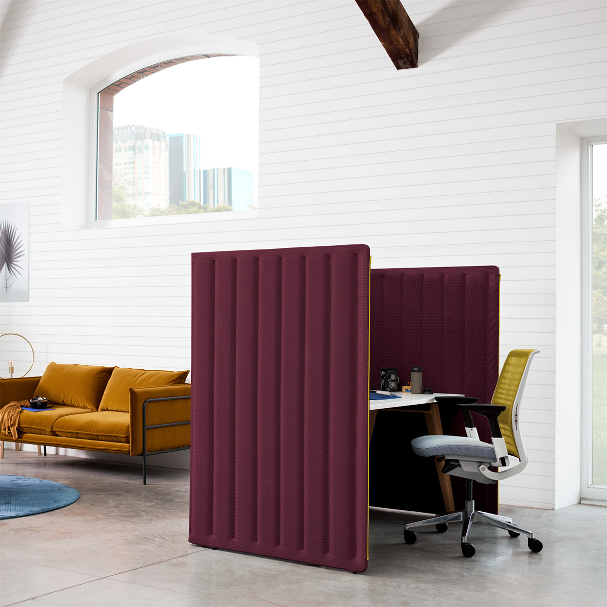 Steelcase THINK ergonomischer Arbeitsstuhl, Rücken und Sitz gepolstert