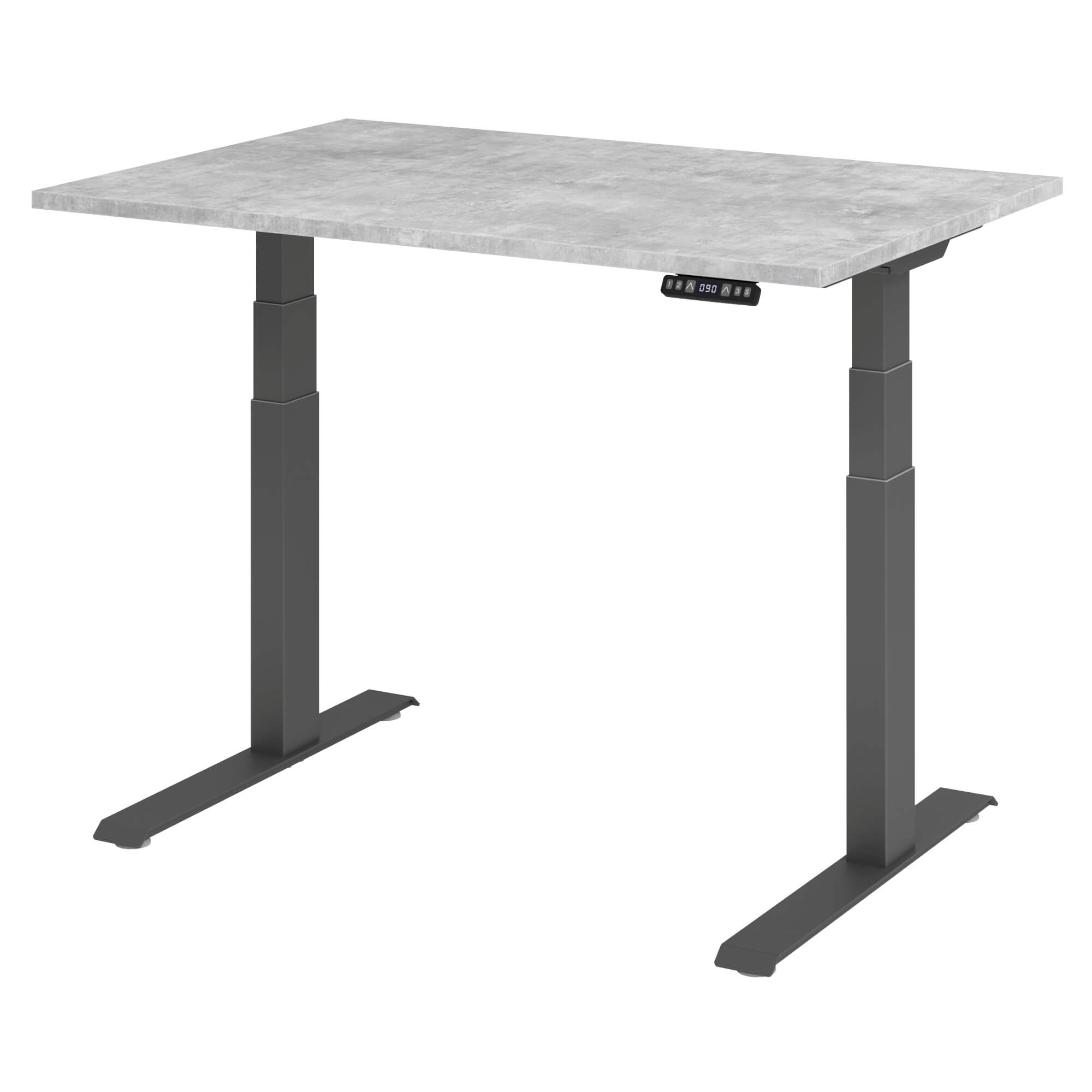 Elektrisch höhenverstellbarer Schreibtisch LIFT.UP Basic 2 - 120x80 cm mit Memory-Funktion