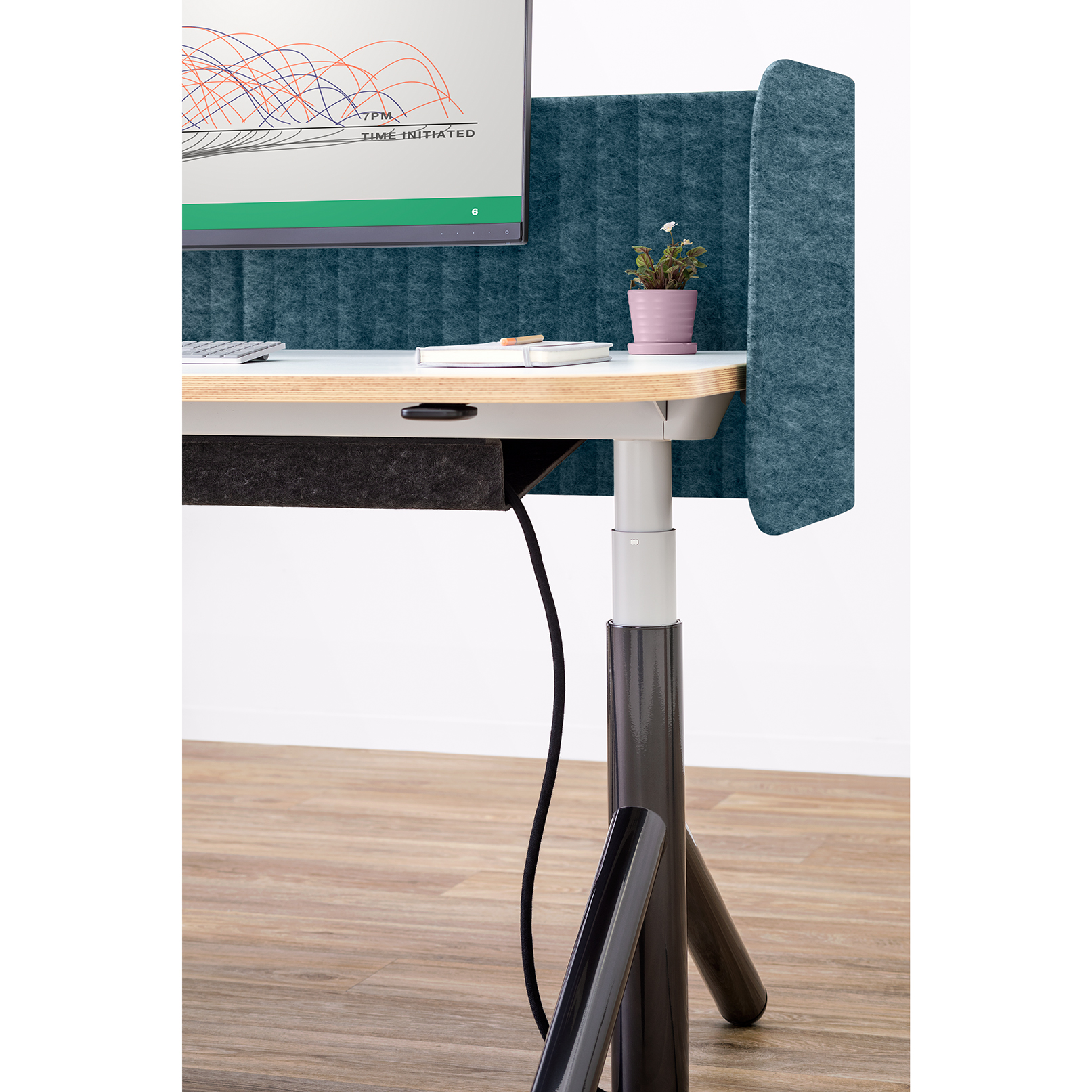 Steelcase FLEX COLLECTION elektrisch höhenverstellbarer Schreibtisch 720 - 1.200 mm