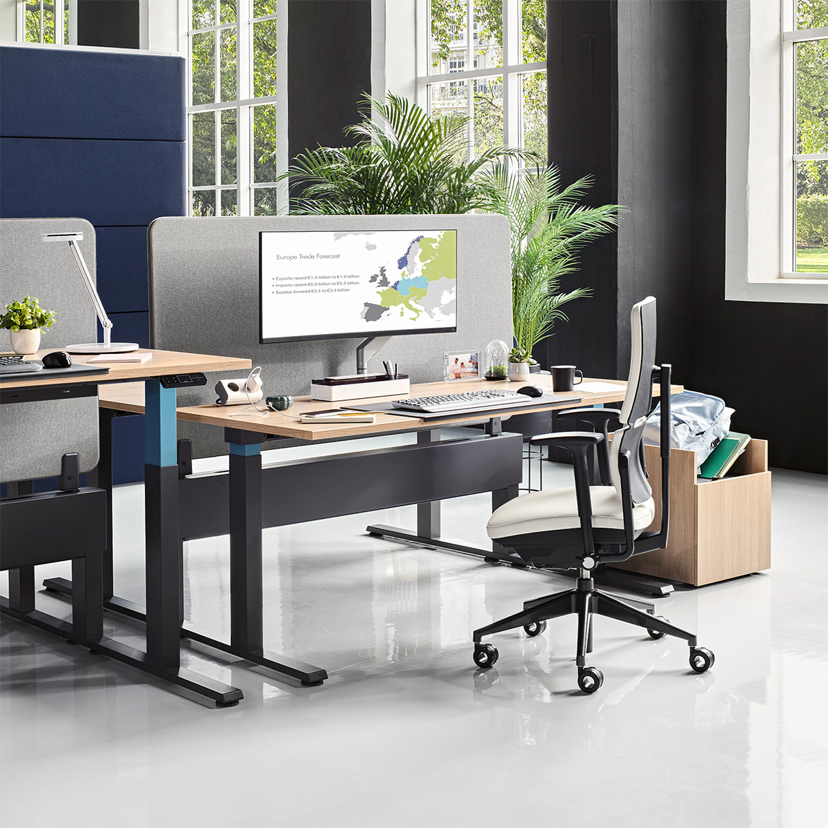 Steelcase PLEASE Bürostuhl mit Armlehnen Aktionsmodell