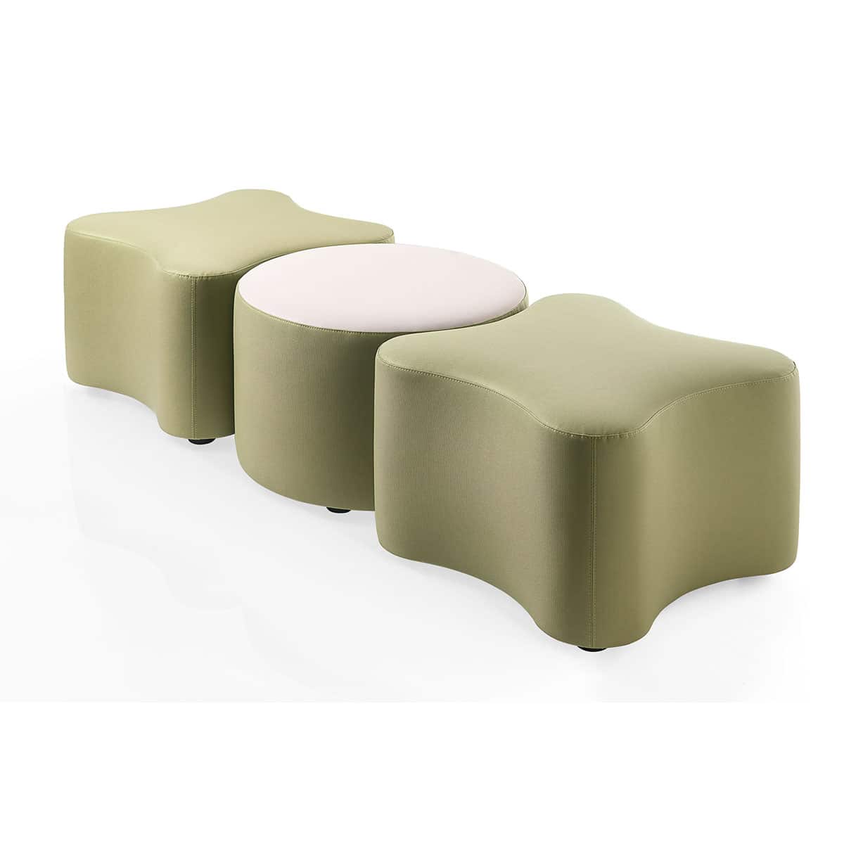 Kastel K2 Loungehocker mit abgerundeten Ecken