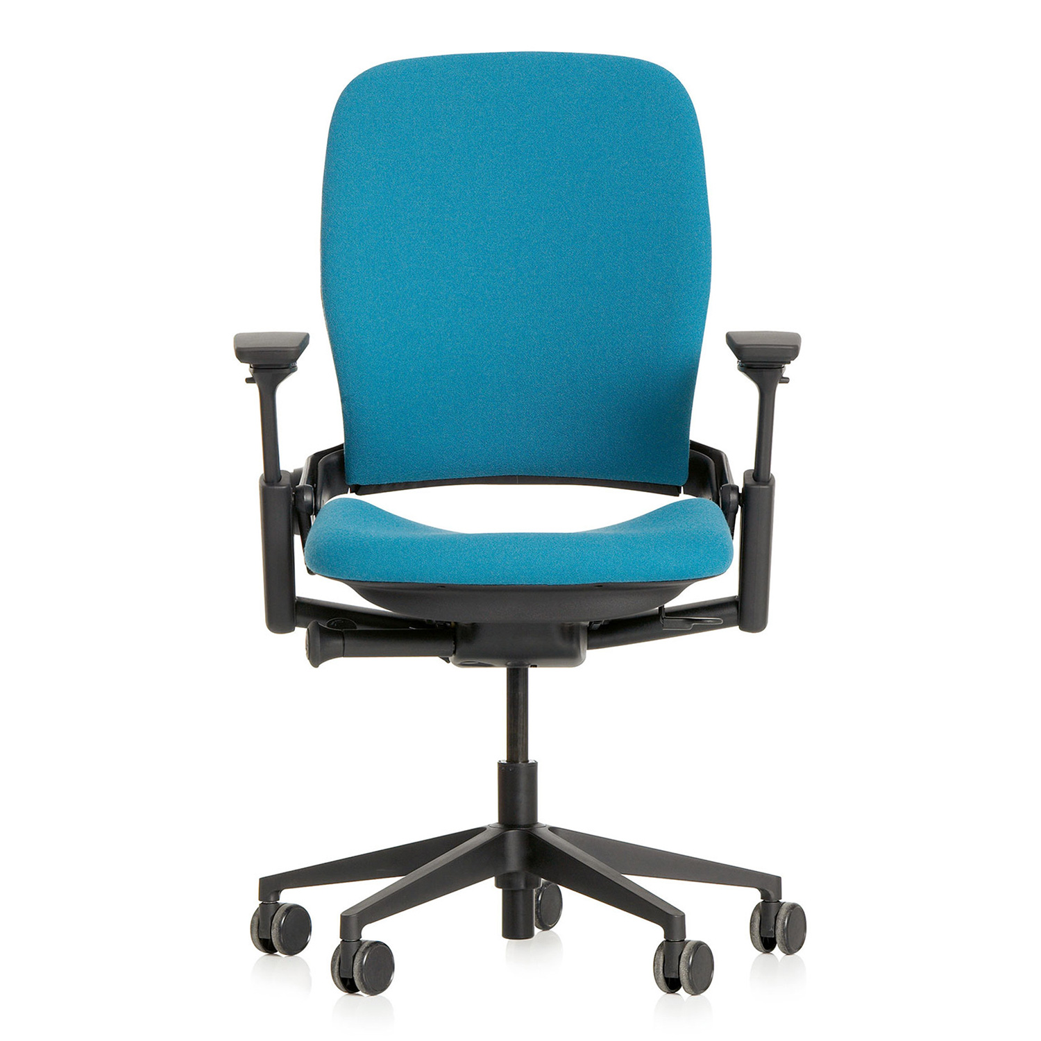 Steelcase LEAP V2 Bürostuhl mit Armlehnen und Lordosenstütze