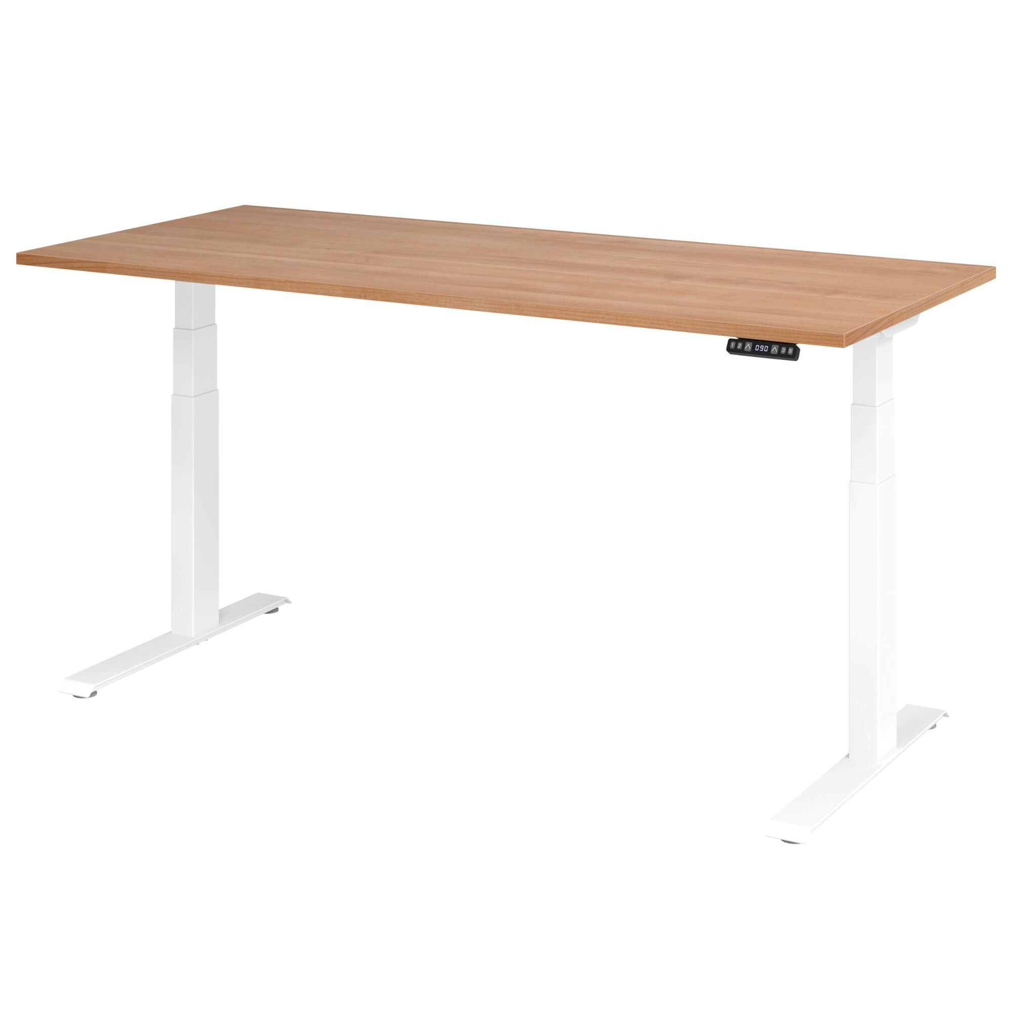 Elektrisch höhenverstellbarer Schreibtisch LIFT.UP Basic 2 - 180x80 cm mit Speicherfunktion