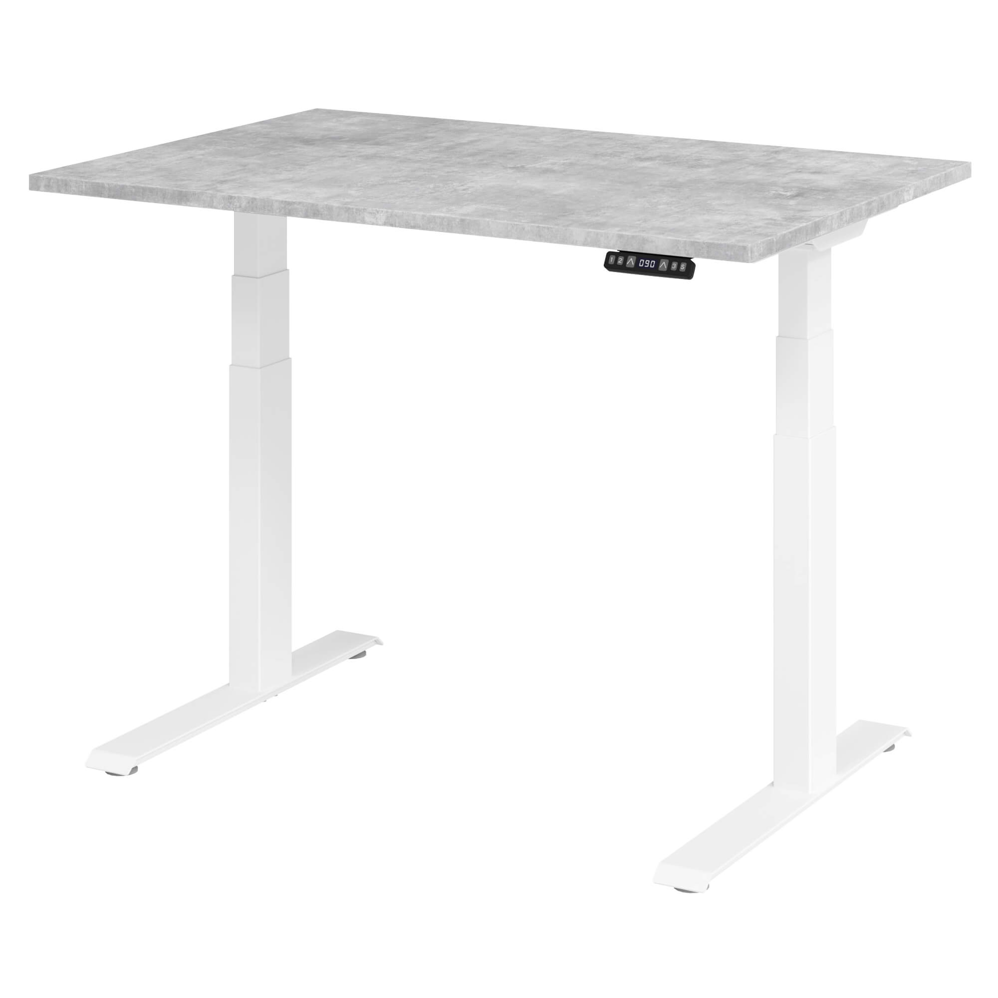 Elektrisch höhenverstellbarer Schreibtisch LIFT.UP Basic 2 - 120x80 cm mit Memory-Funktion