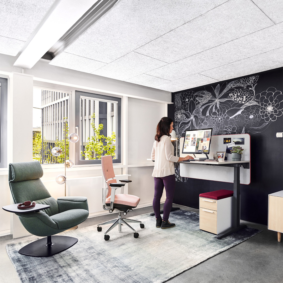 Steelcase PLEASE Bürostuhl mit Armlehnen Aktionsmodell