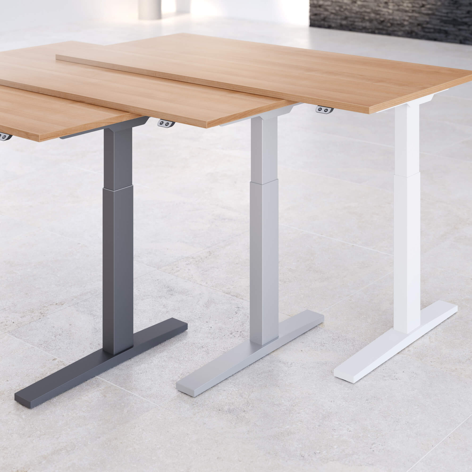Elektrisch höhenverstellbarer Schreibtisch LIFT.UP Basic 1 - 180x80 cm
