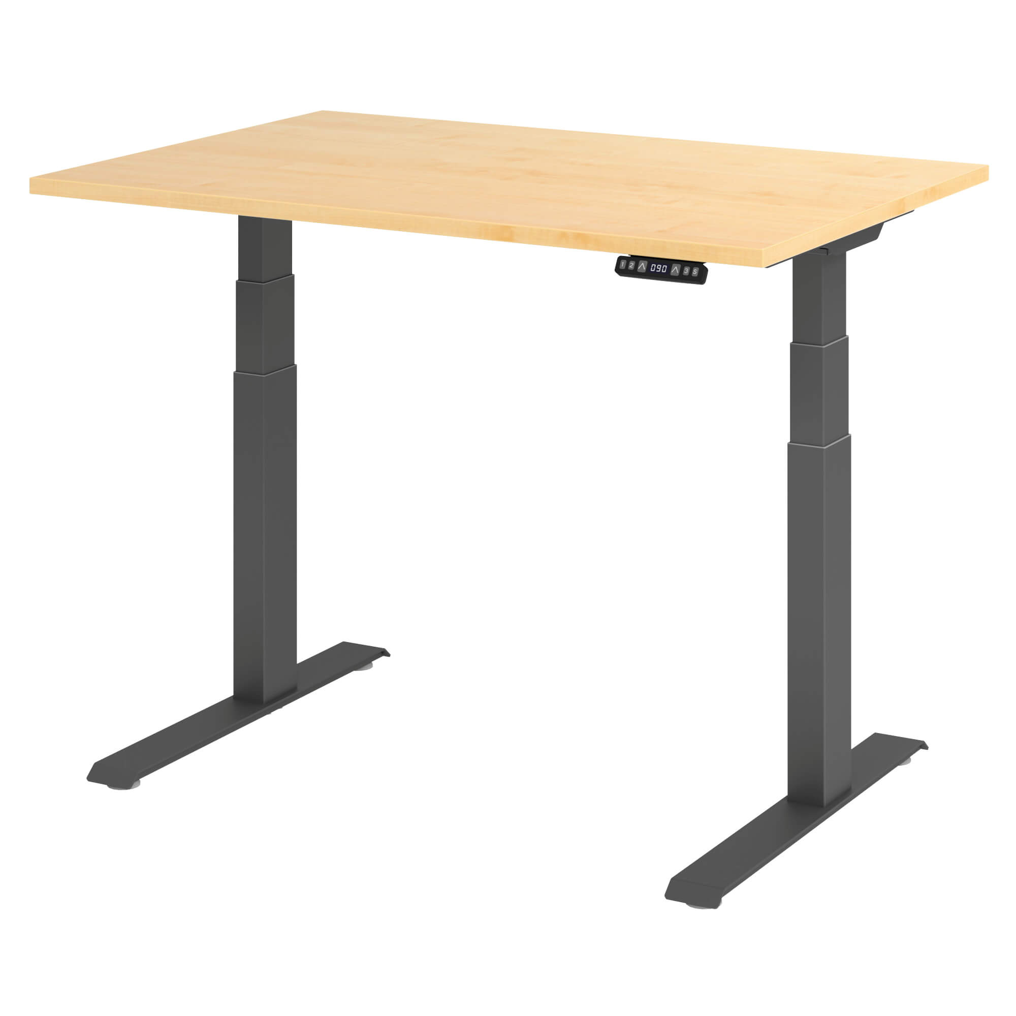 Elektrisch höhenverstellbarer Schreibtisch LIFT.UP Basic 2 - 120x80 cm mit Memory-Funktion