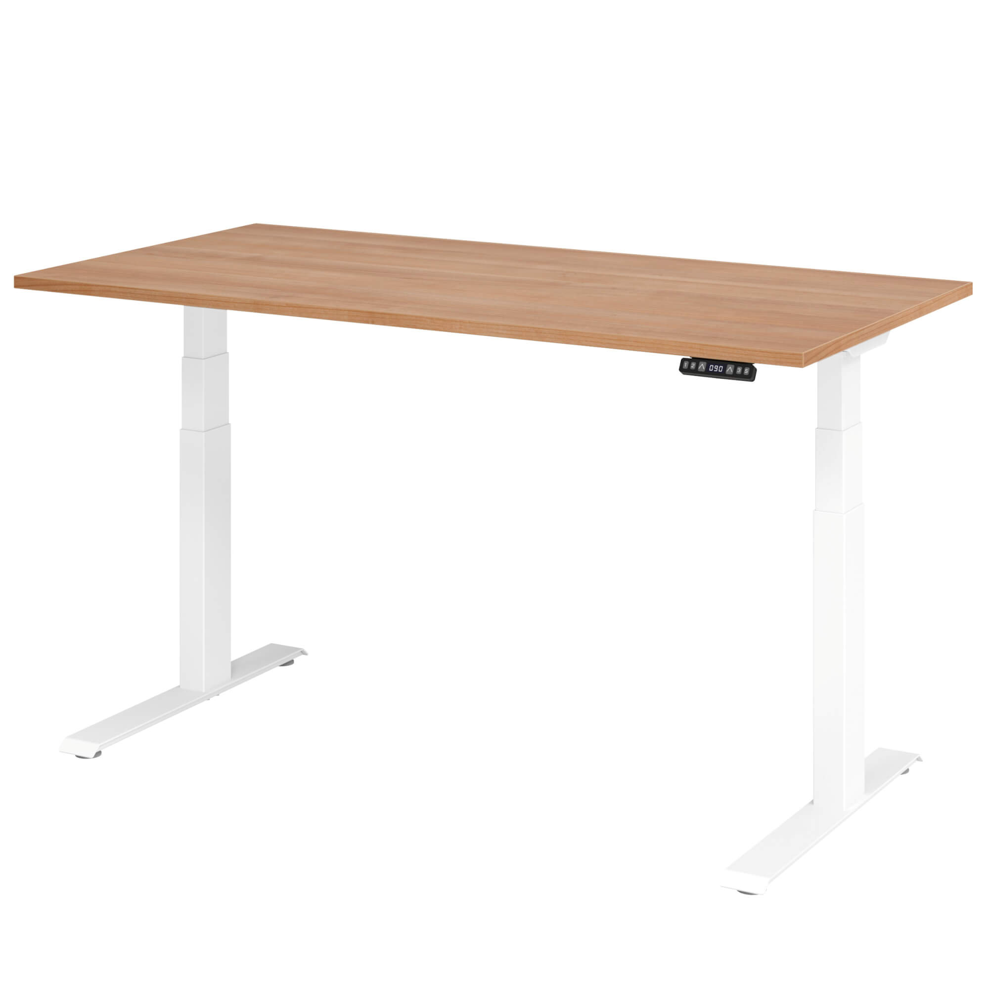 Elektrisch höhenverstellbarer Schreibtisch LIFT.UP Basic 2 - 160x80 cm mit Memory-Schalter